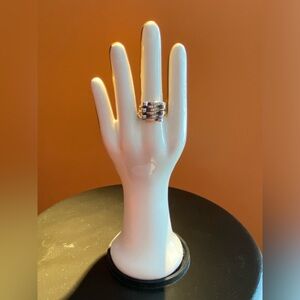 Sterling silver ring in size 8.